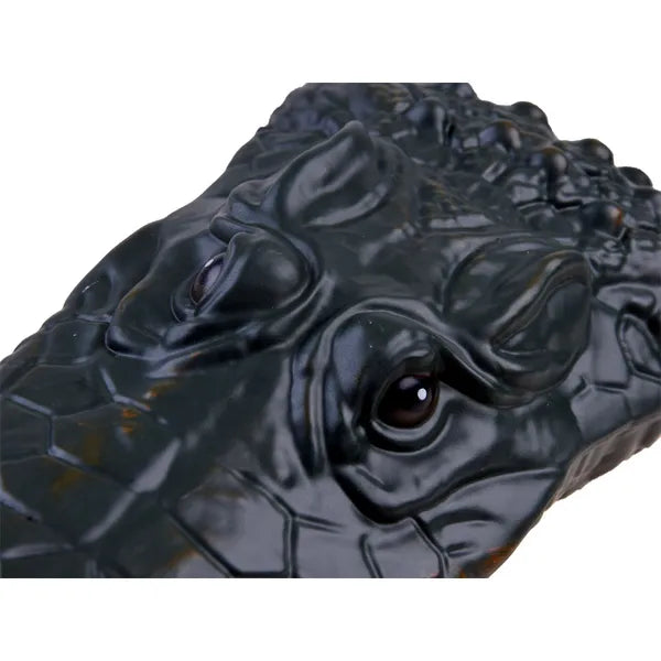 2 az 1-ben távirányítós motorcsónak krokodil fejjel, 2.4 GHz, 24 cm