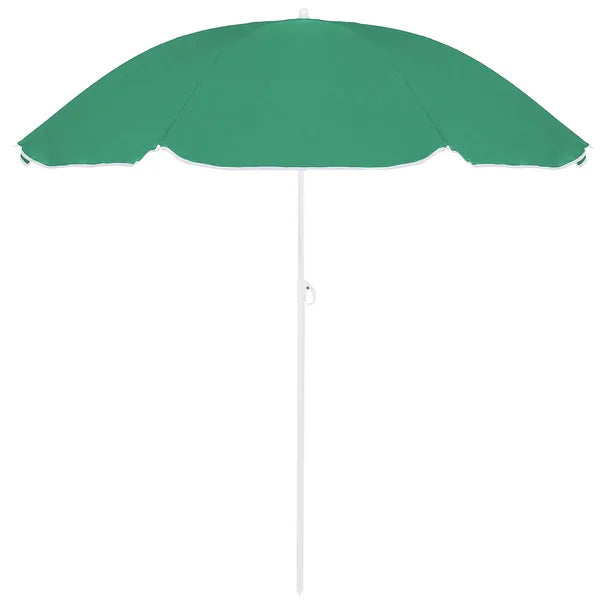 Türkiz strand napernyő 160 cm, UPF50+ UV védelem, dönthető