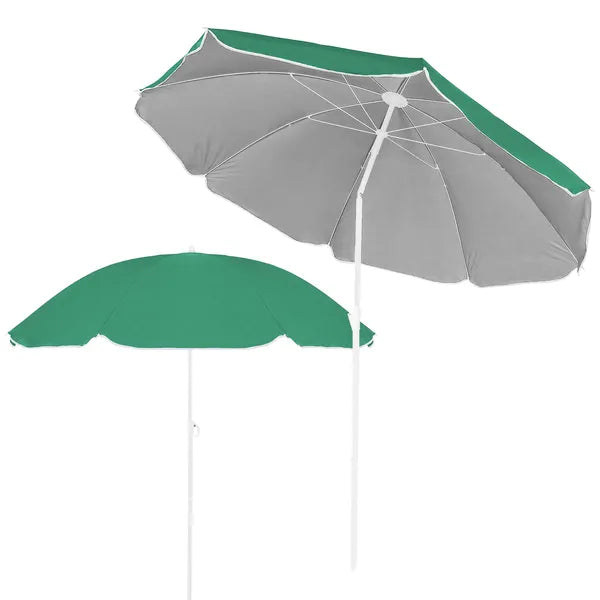 Türkiz strand napernyő 160 cm, UPF50+ UV védelem, dönthető