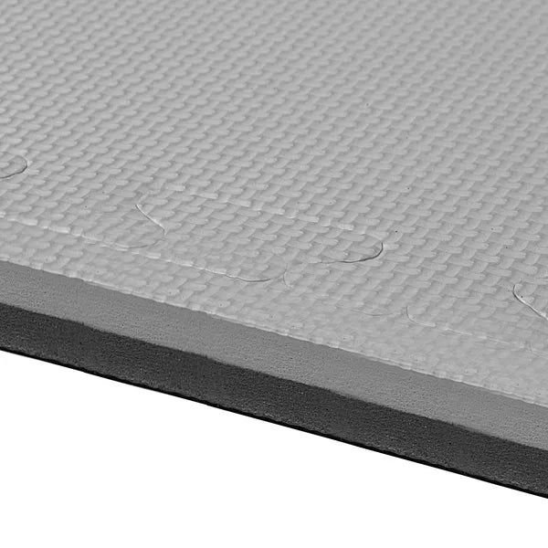 Springos® padló matrac 60x60cm, 4db, fekete/szürke