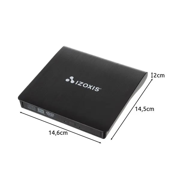 USB 3.0 külső CD/DVD író-olvasó, plug & play, 24x CD, 8x DVD