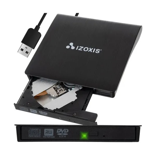 USB 3.0 külső CD/DVD író-olvasó, plug & play, 24x CD, 8x DVD