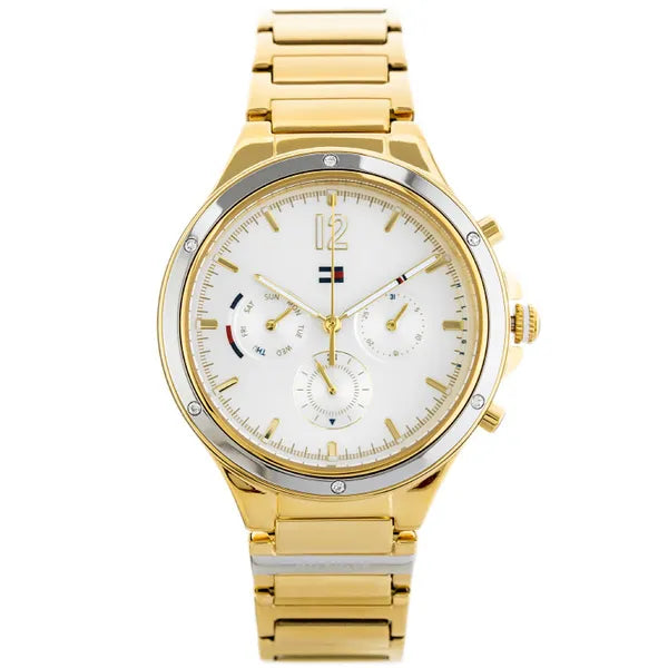 Tommy Hilfiger Eve női karóra, rozsdamentes acél, dátum, WR30