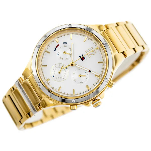 Tommy Hilfiger Eve női karóra, rozsdamentes acél, dátum, WR30
