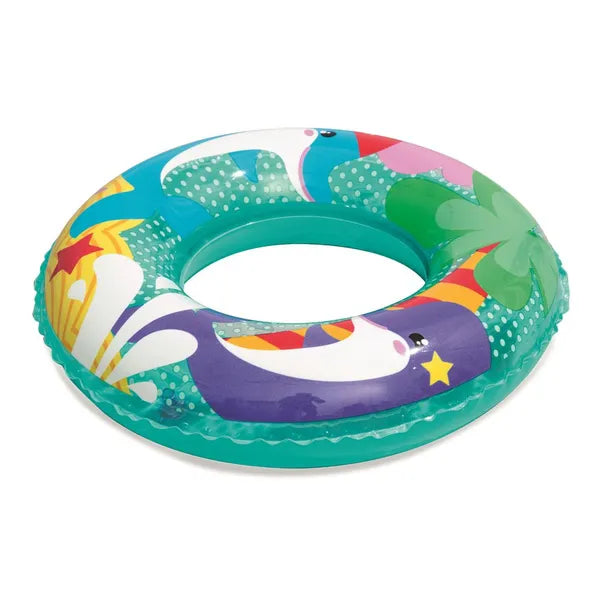 Bestway felfújható úszógumi delfin mintával, 51 cm, 3–6 év