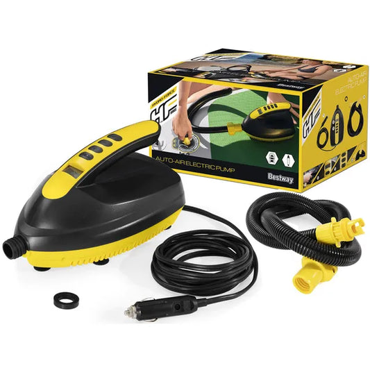Bestway 12V autós elektromos pumpa LCD kijelzővel, 0-16 PSI