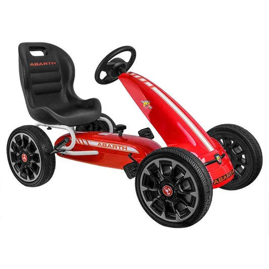 ABARTH licencelt pedálos gokart gyerekeknek, EVA habkerekek, 30 kg