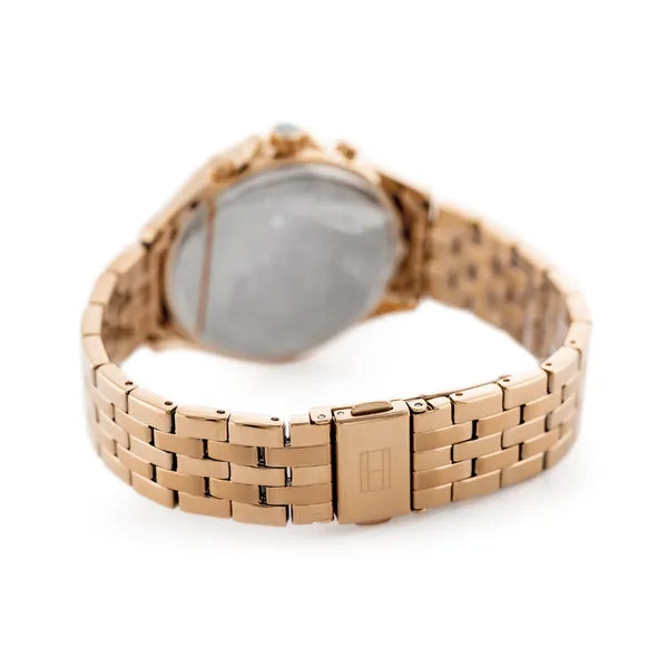 Tommy Hilfiger Ari női karóra, rózsaarany nemesacél, 38 mm, WR30