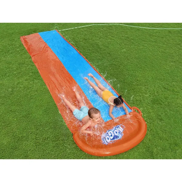 Bestway H2O GO! dupla vízi csúszda 4,88 m locsolófejekkel, 3+
