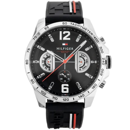 Tommy Hilfiger Decker 1791473 férfi karóra, kvarc, 46 mm, WR50