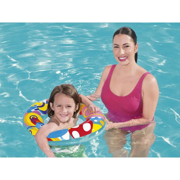 Bestway felfújható úszógumi gyerekeknek, 56 cm, PVC, 3–6 év