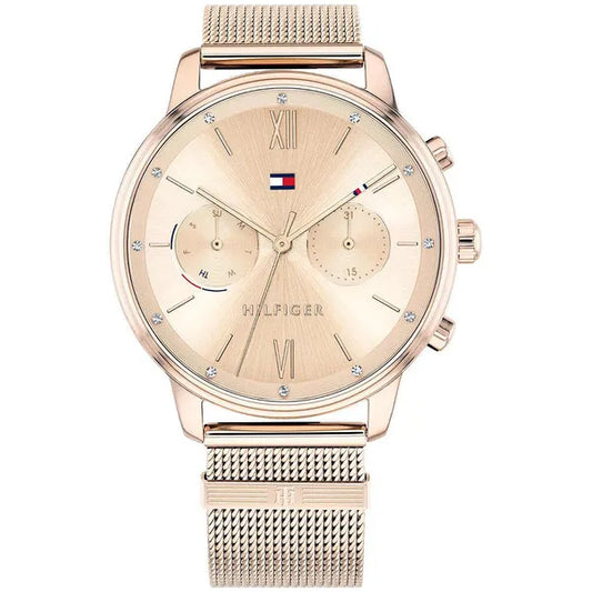 Tommy Hilfiger Blake 38 mm női karóra, rozéarany acél, kvarc