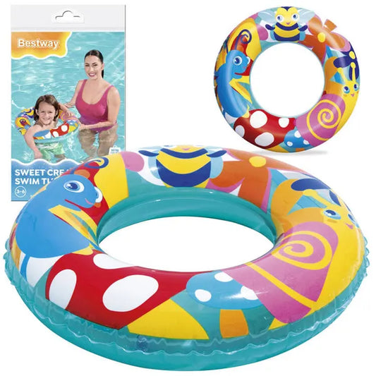 Bestway felfújható úszógumi gyerekeknek, 56 cm, PVC, 3–6 év