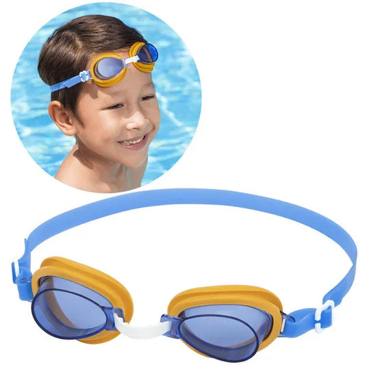 Bestway Aqua Burst Essential gyerek úszószemüveg, kék, 3+, UV szűrő