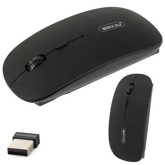 2.4 GHz vezeték nélküli slim optikai egér USB vevővel