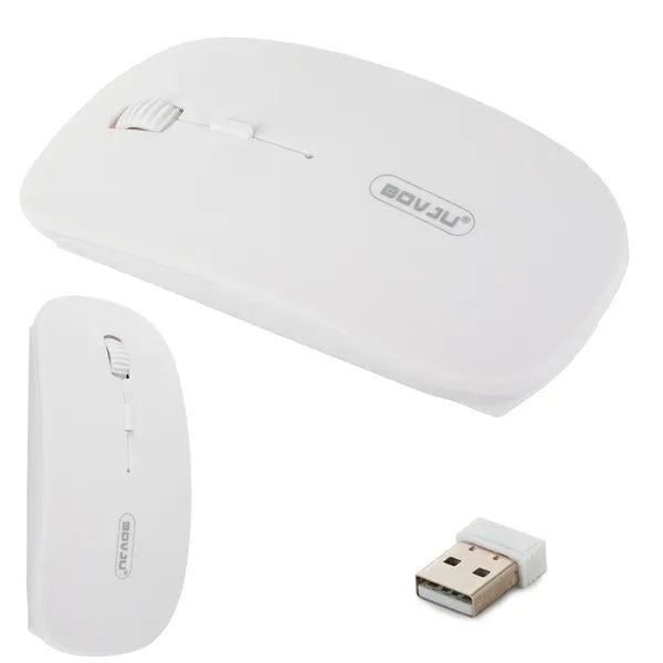 2.4 GHz vezeték nélküli karcsú optikai egér, USB vevővel