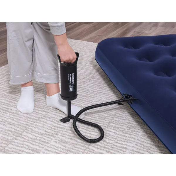 Bestway kétszemélyes velúr felfújható matrac 203×152×22 cm pumpával és párnákkal