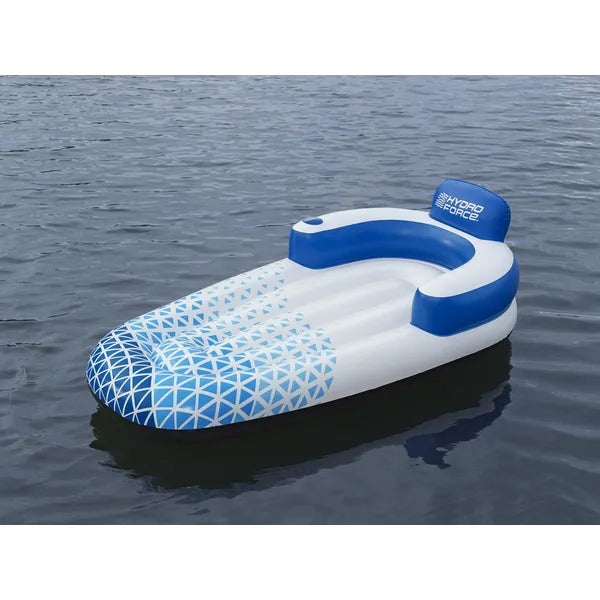 Bestway Hydro-Force Indigo Wave felfújható matracfotel, 183×97 cm, 90 kg