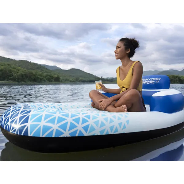Bestway Hydro-Force Indigo Wave felfújható matracfotel, 183×97 cm, 90 kg