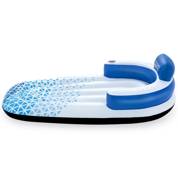 Bestway Hydro-Force Indigo Wave felfújható matracfotel, 183×97 cm, 90 kg