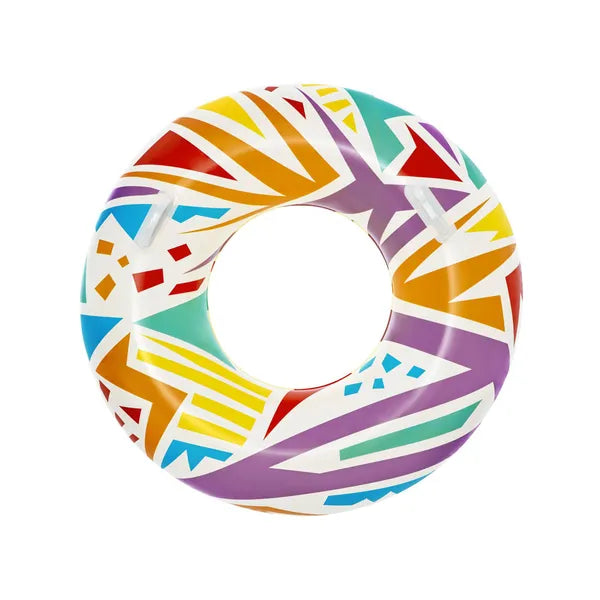 Felfújható úszógumi geometrikus mintával, 107 cm, 12+