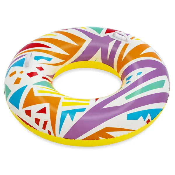 Felfújható úszógumi geometrikus mintával, 107 cm, 12+