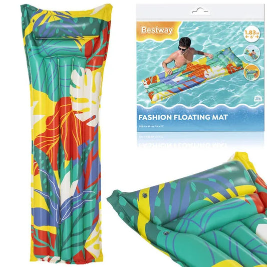 Bestway színes felfújható matrac 183×69 cm, PVC, 90 kg teherbírás