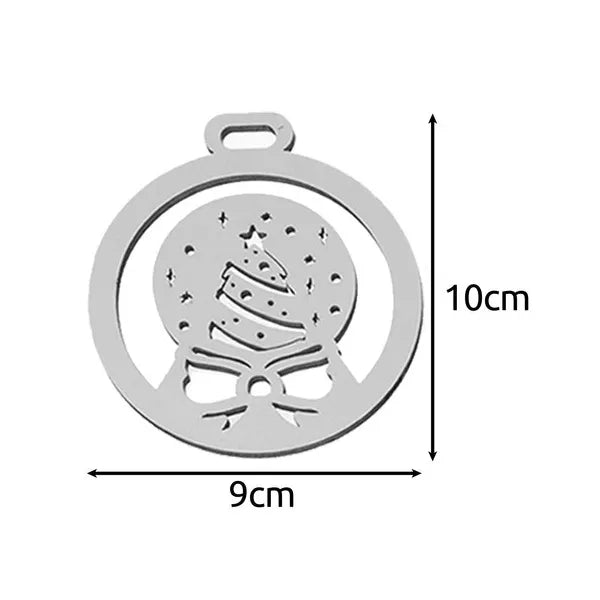 Fa karácsonyfagömb dísz szett, 20 db, fehér, 9 cm, törhetetlen