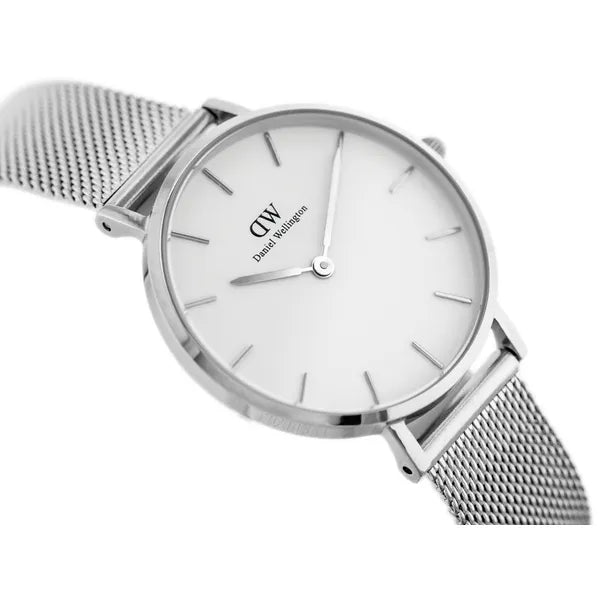 Daniel Wellington Petite Sterling női karóra, 32 mm, ezüst rozsdamentes acél