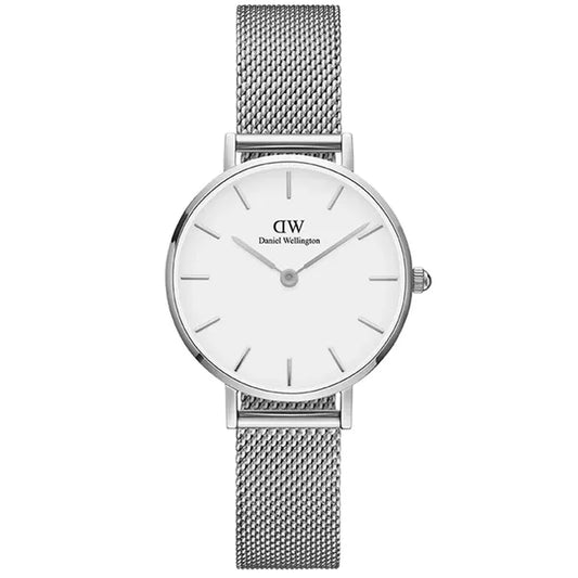 Daniel Wellington Petite Sterling női karóra, 32 mm, ezüst rozsdamentes acél