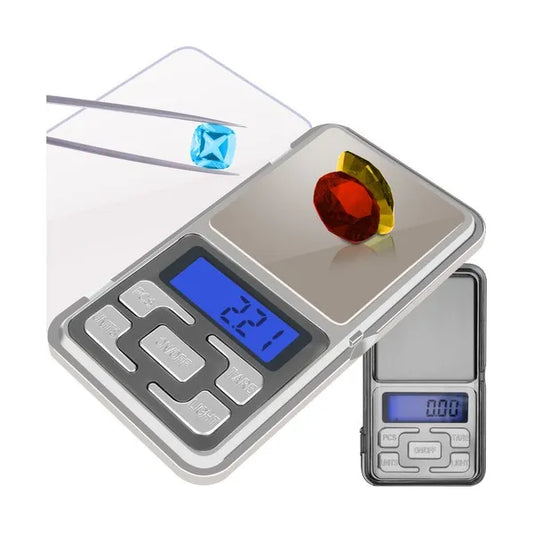 Zsebmérleg 500 g / 0,1 g digitális ékszermérleg LCD háttérvilágítással