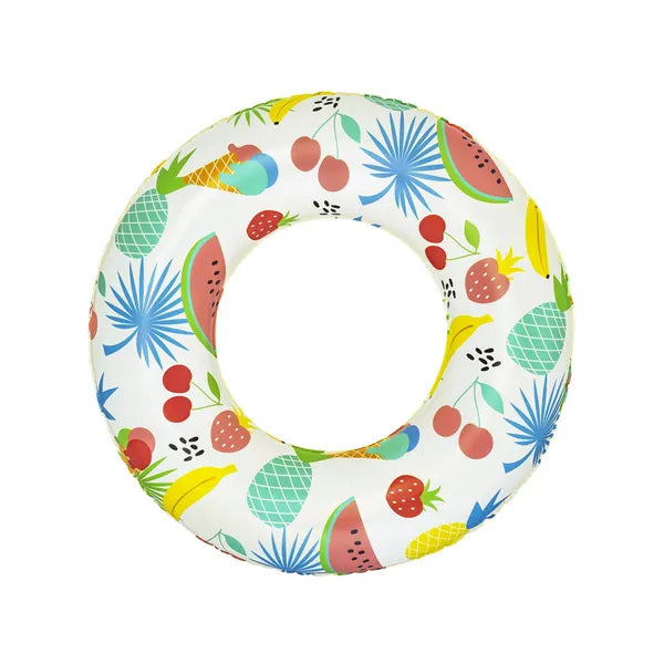 Bestway felfújható úszógumi, gyümölcs mintás, 61 cm, sárga