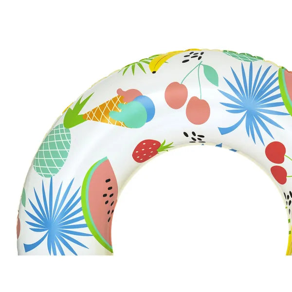 Bestway felfújható úszógumi, gyümölcs mintás, 61 cm, sárga