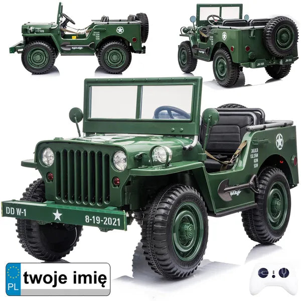 3 személyes 4x4 elektromos terepjáró jeep gyerekeknek 12V 14Ah távirányító