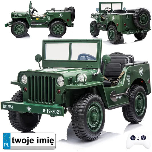3 személyes 4x4 elektromos terepjáró jeep gyerekeknek 12V 14Ah távirányító