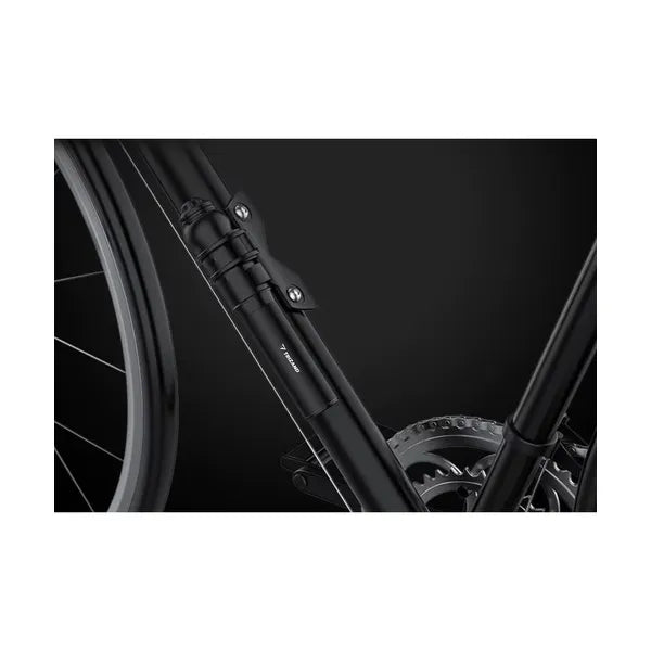 Kompakt alumínium kézipumpa kerékpárhoz/scooterhez, 7 bar, vázadapterrel, 16 cm