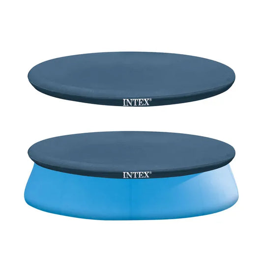 INTEX Easy Set medencetakaró 305 cm, vinyl, sötétkék