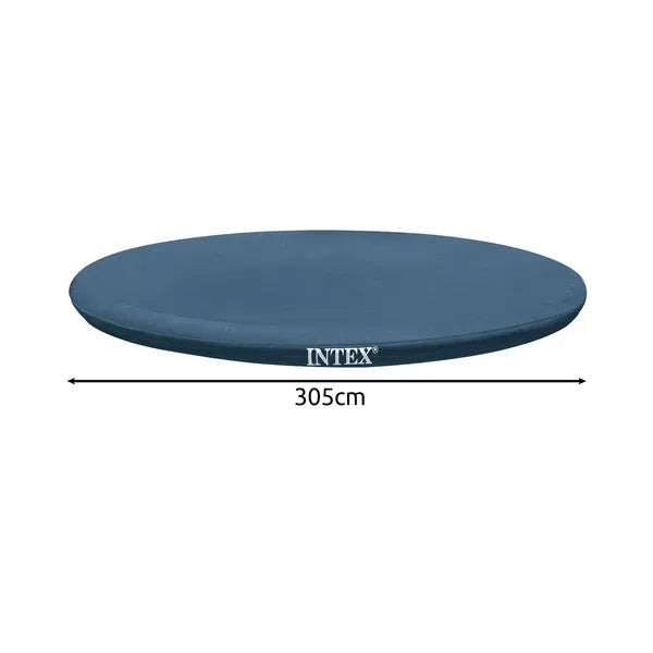 INTEX Easy Set medencetakaró 305 cm, vinyl, sötétkék