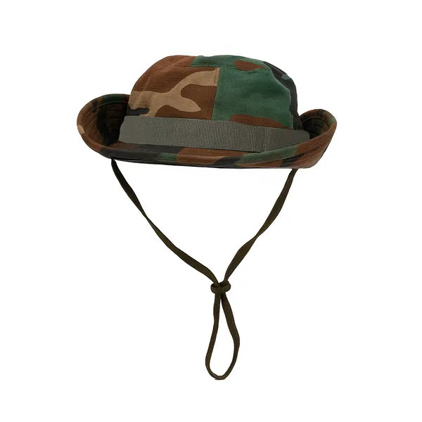 Állítható camo nylon horgász boonie kalap, 60 cm fejméret