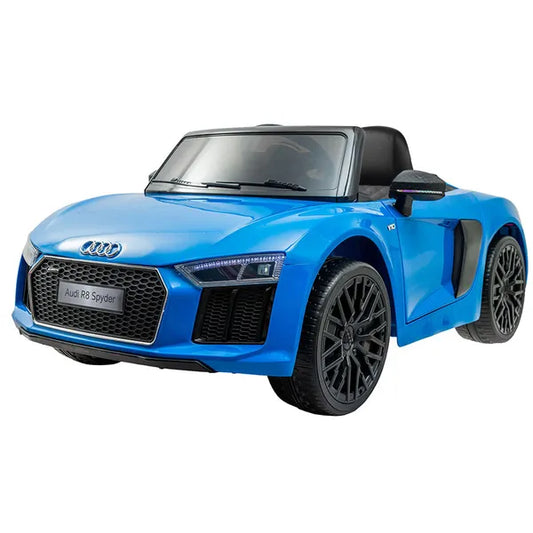 Audi R8 Spyder elektromos kisautó gyerekeknek, 12 V, távirányító, EVA kerekek