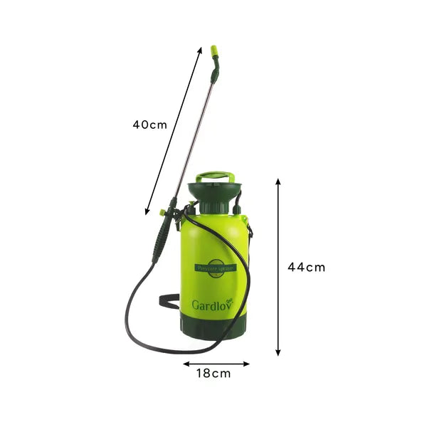 Gardlov 25581 kézi nyomáspermetező, 5 L, állítható fúvóka