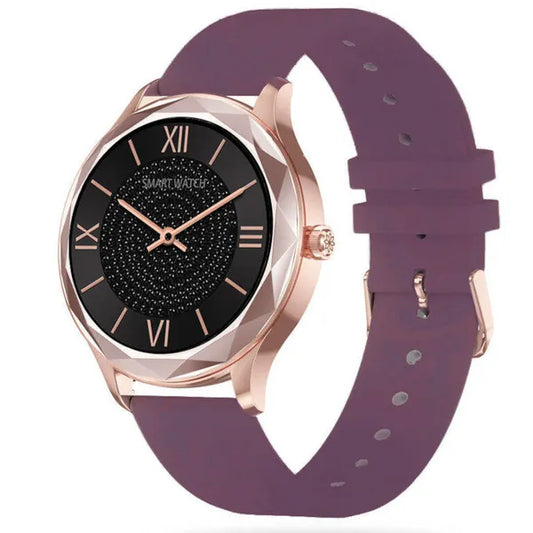 Pacific rosegold-lila okosóra 1.09" HD, vérnyomás- pulzusmérő, IP67