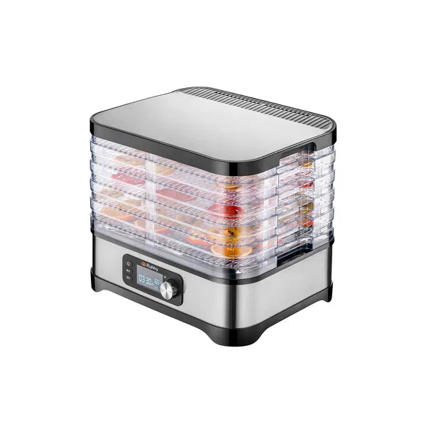 Ruhhy 5 tálcás aszalógép 10 l, 35–70 °C, 400 W, LCD