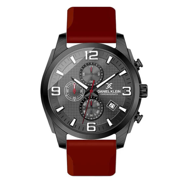 Daniel Klein férfi ajándékszett DK12886-3 kronográf karóra 42 mm WR50