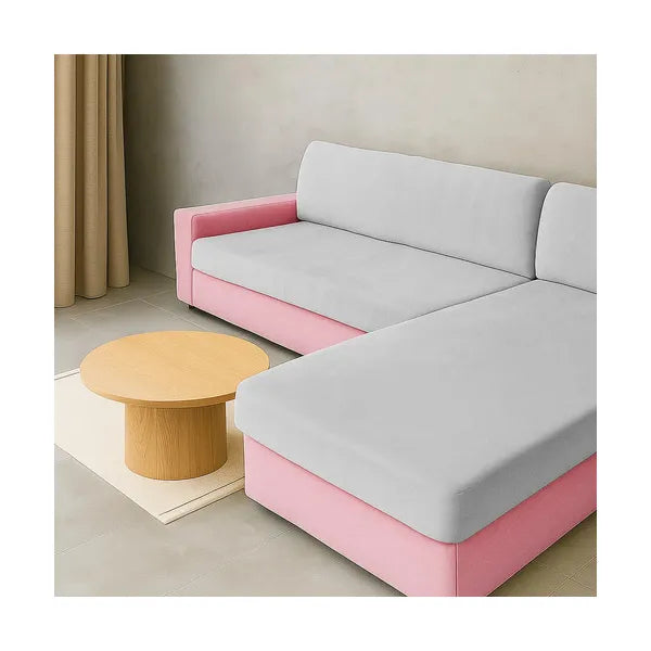 Kanapévédő stretch huzat 145-185 cm, világosszürke, Ruhhy 26035