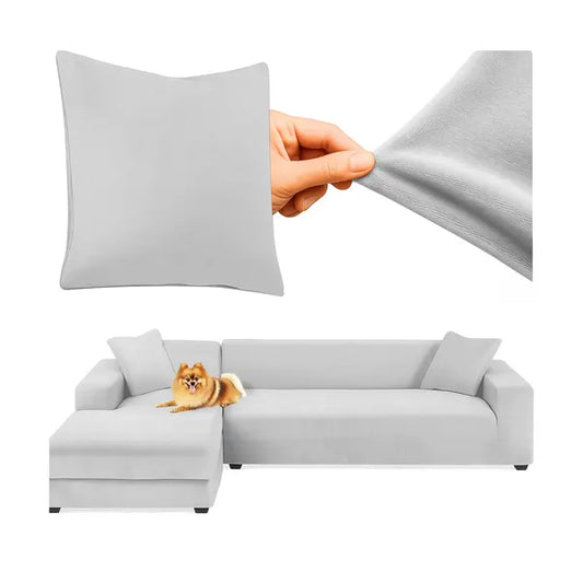 Kanapévédő stretch huzat 145-185 cm, világosszürke, Ruhhy 26035
