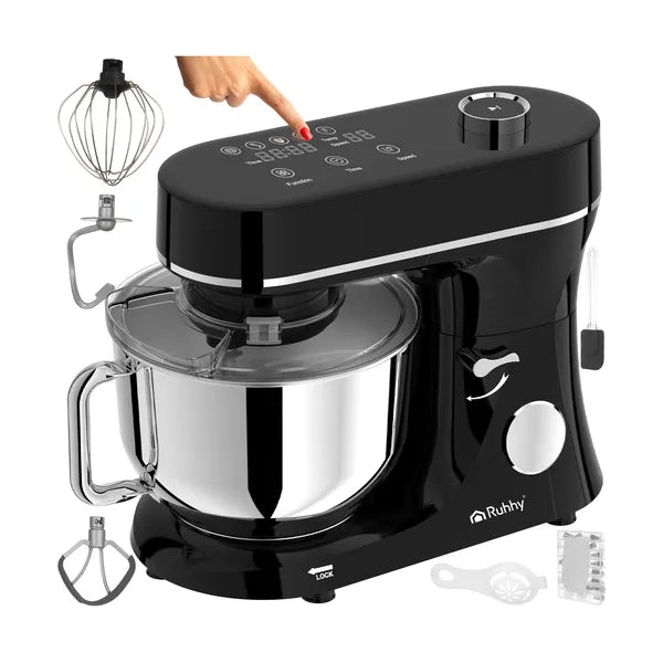 Planetáris mixer, fűthető 6,2 l rozsdamentes tál, 11 fokozat, 2000 W
