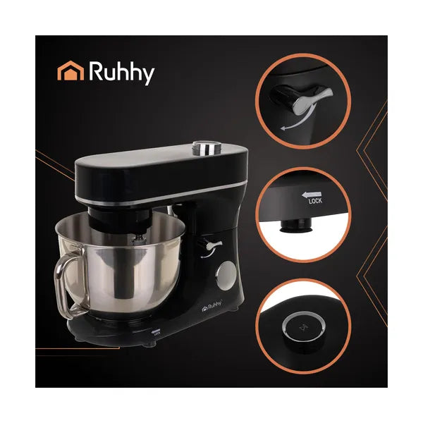 Planetáriumos konyhai robotgép 6,2 l fűtött tál + 1,5 l turmix, 2000 W