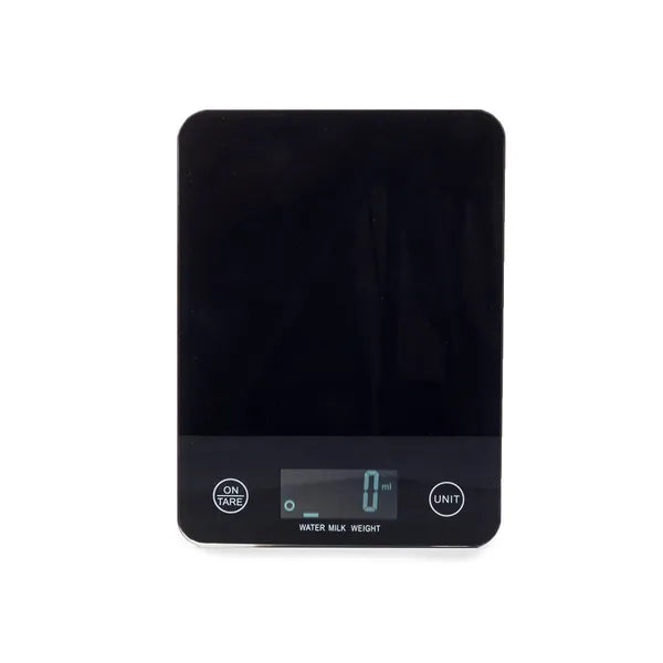Elektronikus üveg konyhai mérleg, 5 kg-ig, LCD kijelző