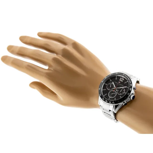 Tommy Hilfiger Luke férfi karóra, quartz, acél, 45 mm, ezüst
